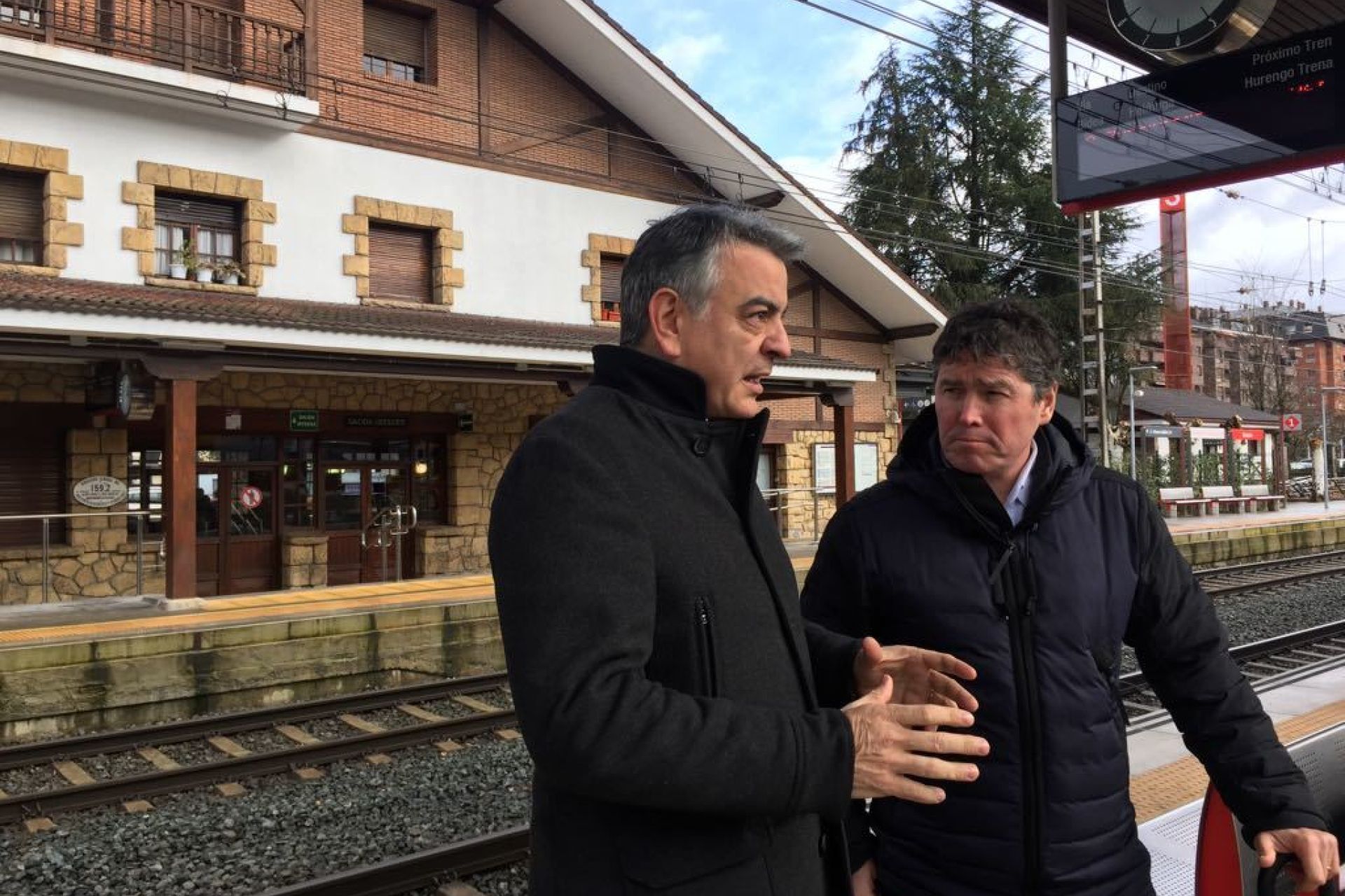 Tren geltokiko hobekuntza lanak amaituta