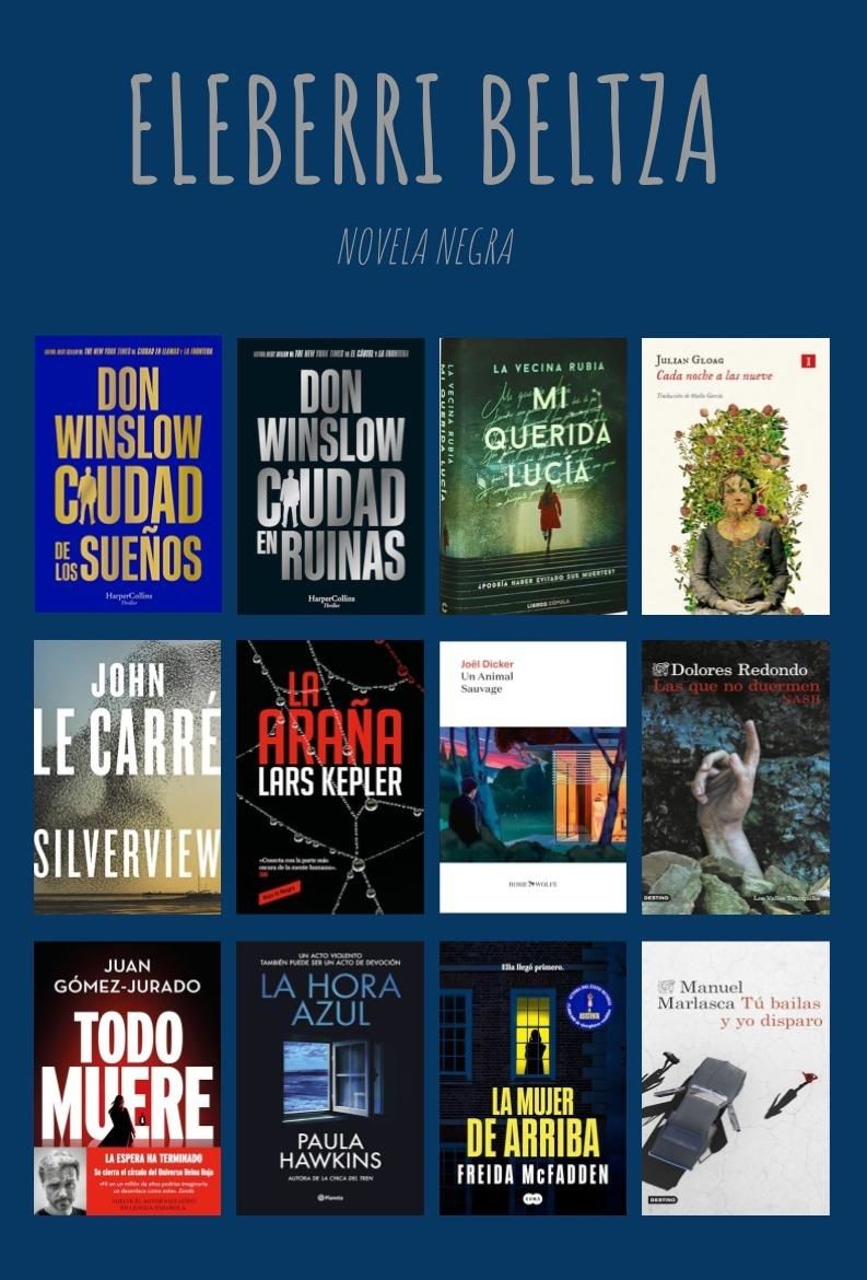 Novedades en novela negra