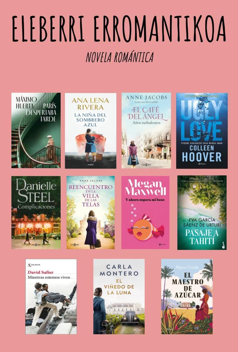 Novedades en novela romántica