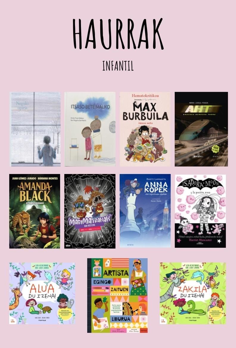 Novedades en literatura infantil (0-12 años)