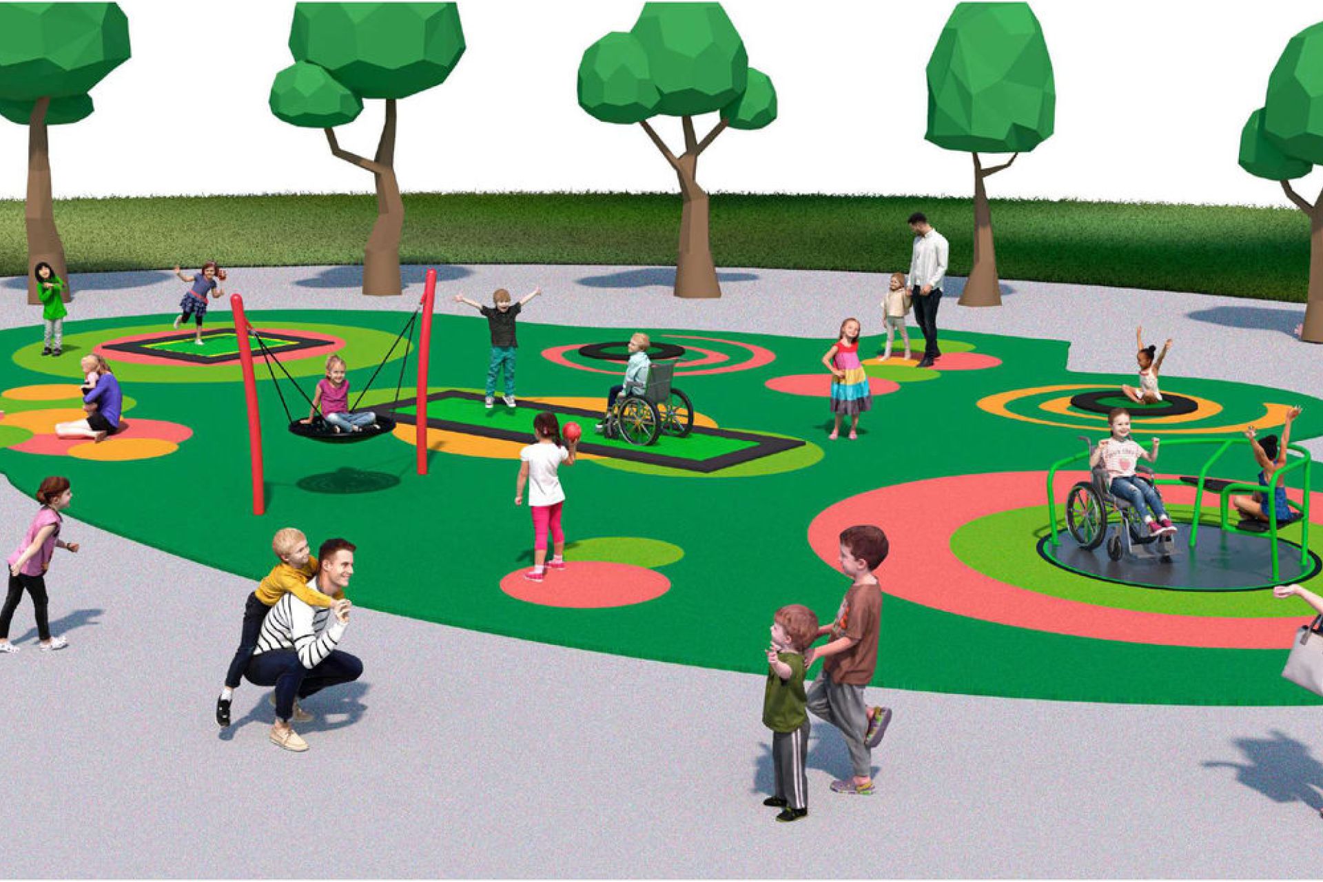 Adjudicadas las obras del parque infantil inclusivo de Dolarea